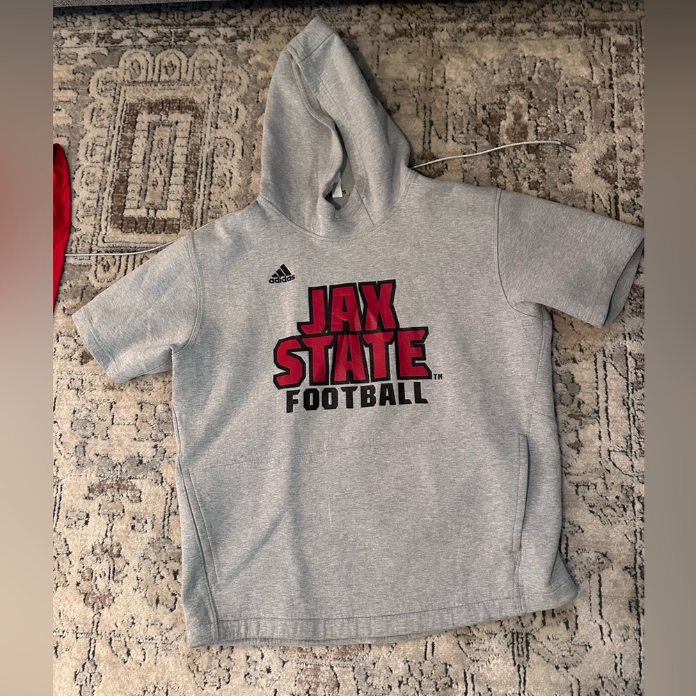 Adidas Jax State Football Gray Hoodie